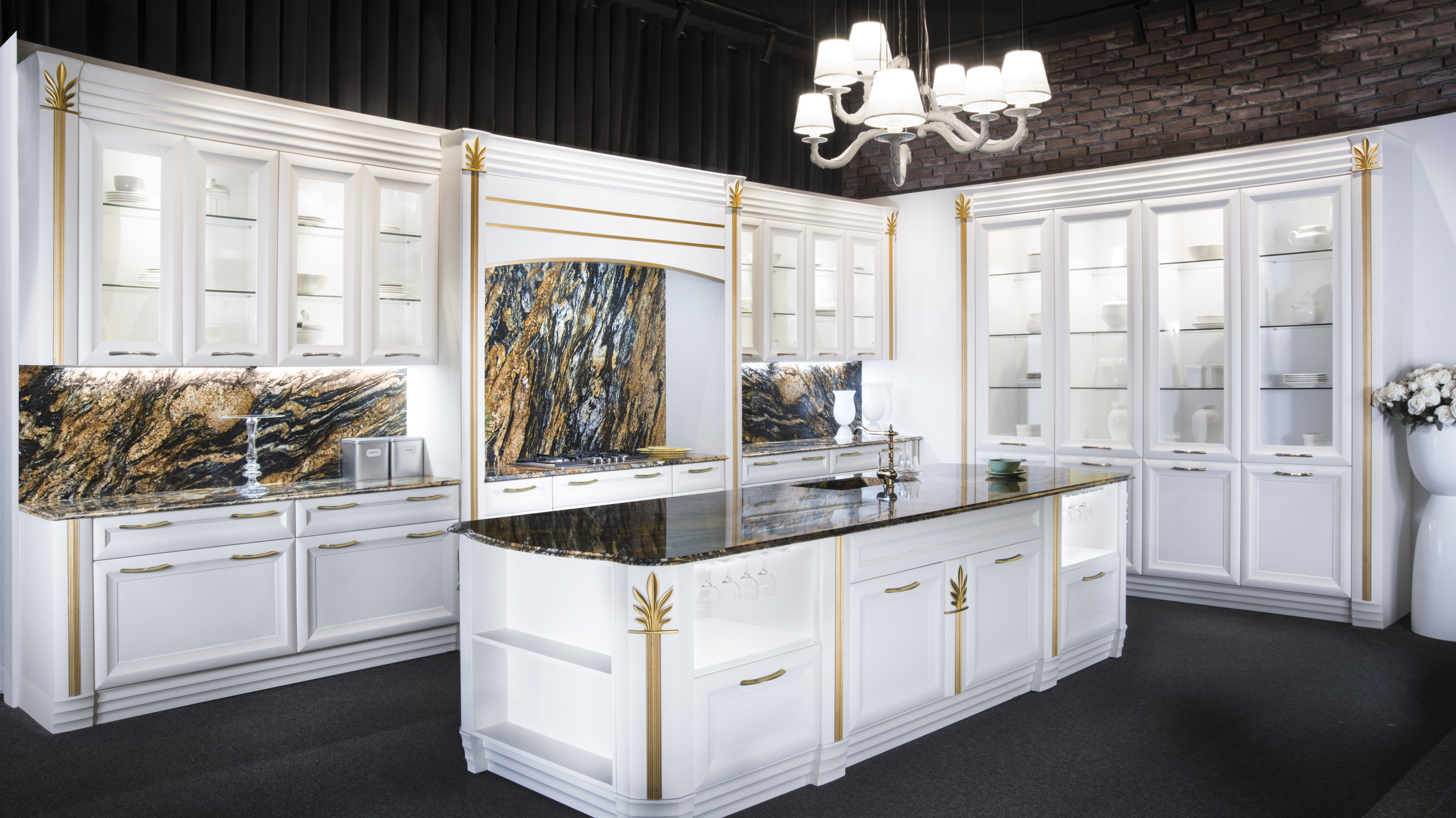 Neoclassical cabinets